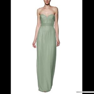 Amsale Bridesmaid Dress - Sage Green - Style G969c